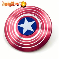 Captain America Hand Fidget Spinner – Metal Superheroes Metallic Gyro