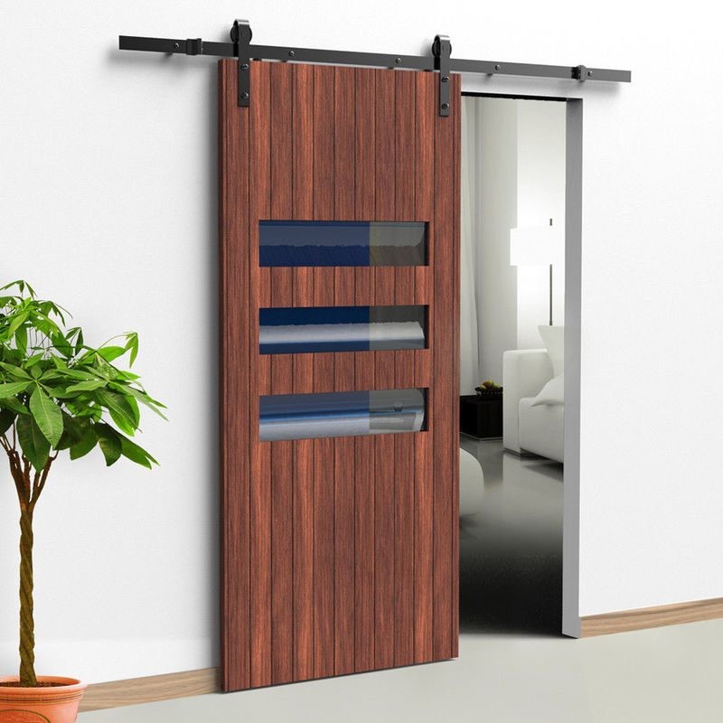Barn Door Hardware Sliding Door Track 2.44M
