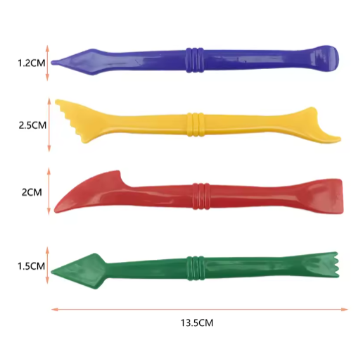 Play Dough Model Tools Creative 3D Plasticine Playdough Set Clay Cutters Moulds Deluxe Set Learning Education Kids Toys