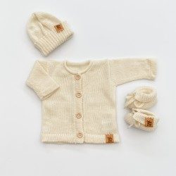 Baby Merino Full Set | Cream | 0-3 Months