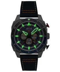 AVI-8 Hawker Hunter Atlas Dual Time Chronograph Pavillion Blue Quartz AV-4100-02 Men's Watch