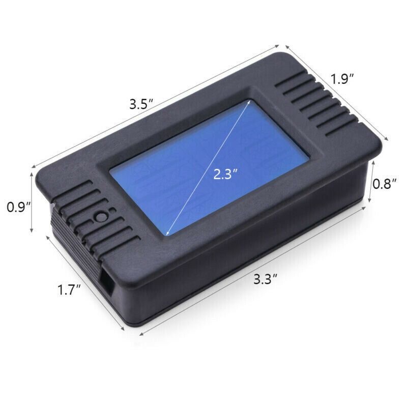 Battery Monitor Meter Multifunction Current Power Monitor
