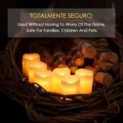 24-Pack Flameless LED Tea Light Candles