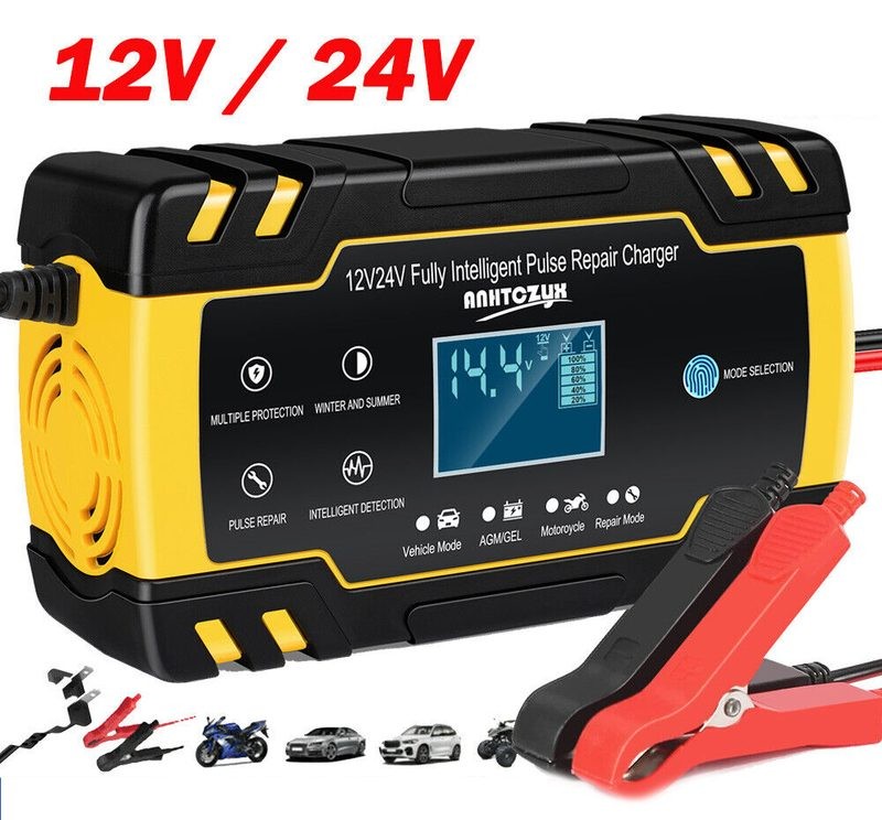 Car Battery Charger Pulse Repair 12V 24V