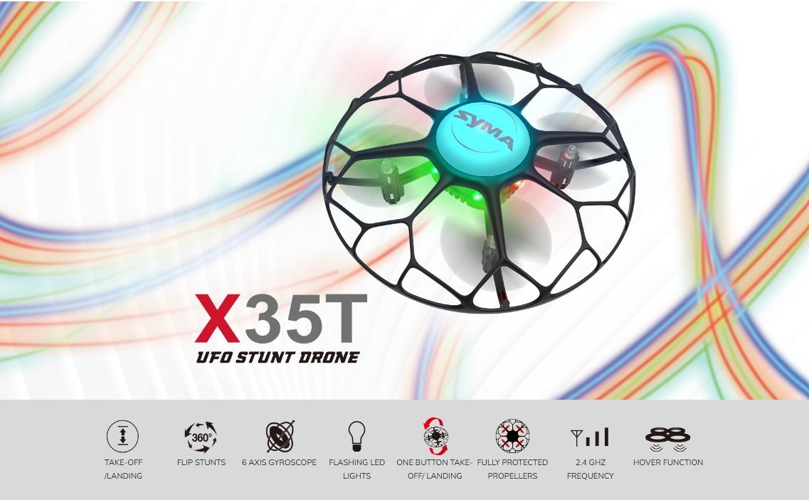 Drone, Syma X35T UFO Stunt Drone,*New*