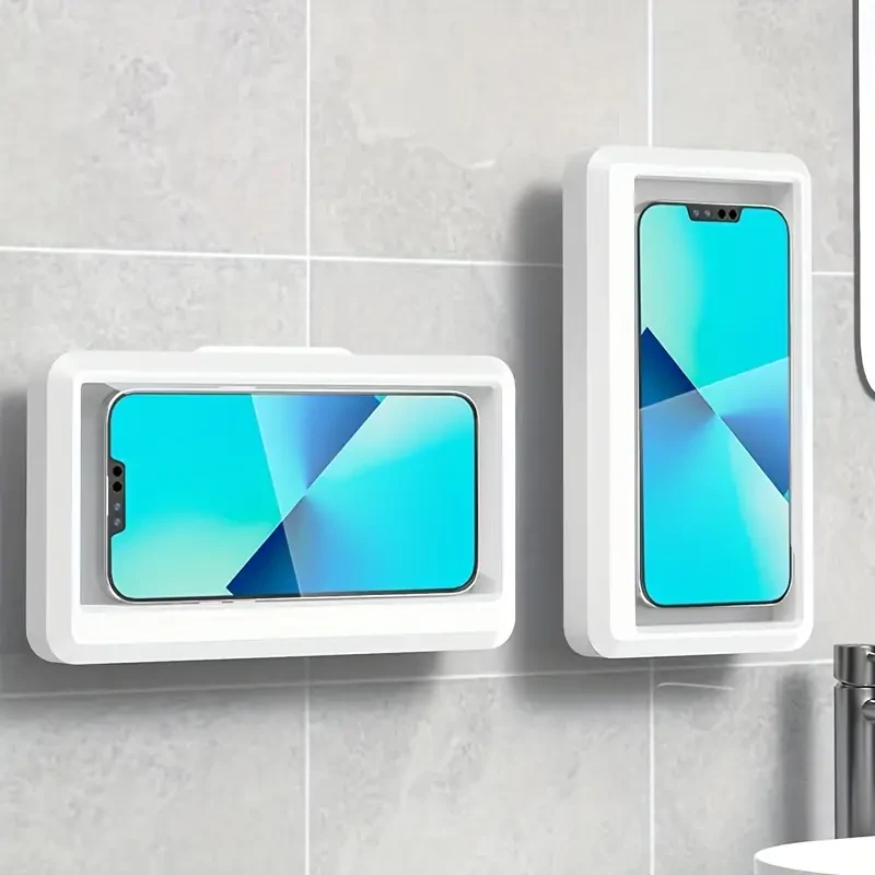 Waterproof 360° Rotating Shower Phone Holder - Wall Mount Case for iPhone