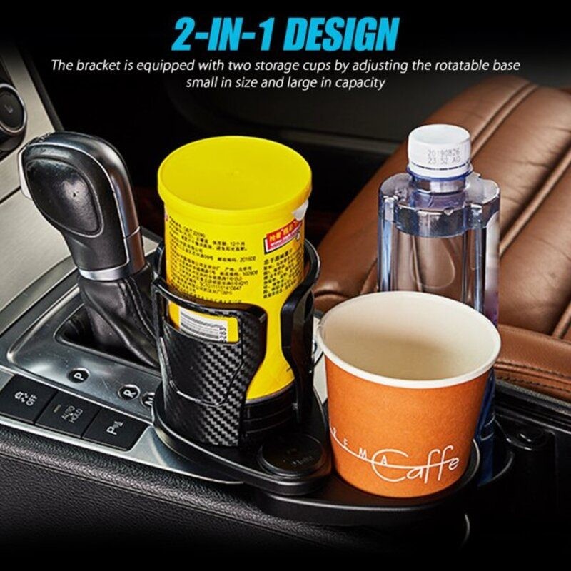 Coffee Beverage Cellphone Food Car Cup Holder Expander Adapter
