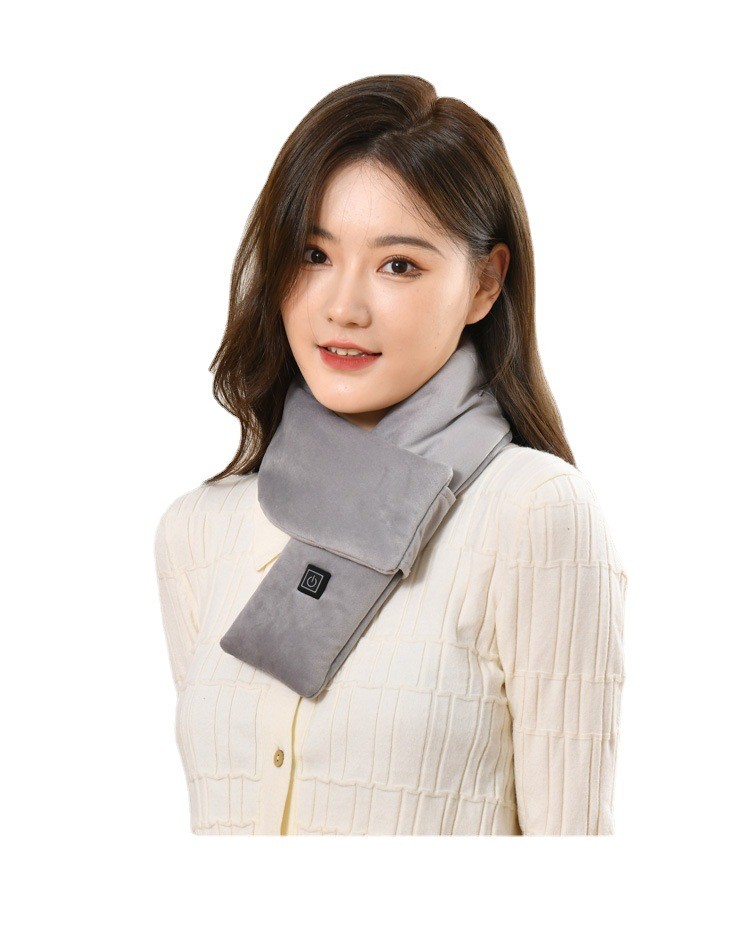 Heating Scarf USB Electric Heated Neck Wrap Heating Pad Pain Relief Three-gear Temperature Control Neck Warmer For Women Men