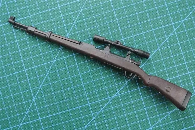 1/6 KAR 98K Mauser Rifle Gun Model – Coated Plastic Military Model Accessories for 12