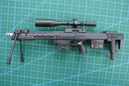 1/6 DSR-1 Sniper Rifle Gun Model – Black Coated Plastic Military Model Accessories