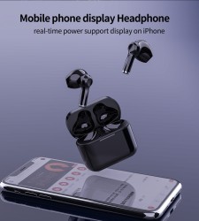Zealot T3 TWS Wireless Earbuds, Noise Canceling, High Quality Sound, Black