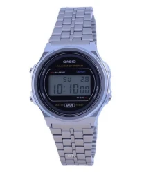 Casio A171 Vintage Stainless Steel Resin Digital A171WE-1A A171WE-1 Unisex Watch