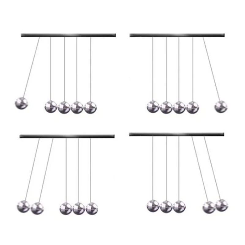 Physical Science Toy Newton Balance Pendulum – Ball Collision Energy Conservation Law Ball