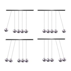 Physical Science Toy Newton Balance Pendulum – Ball Collision Energy Conservation Law Ball