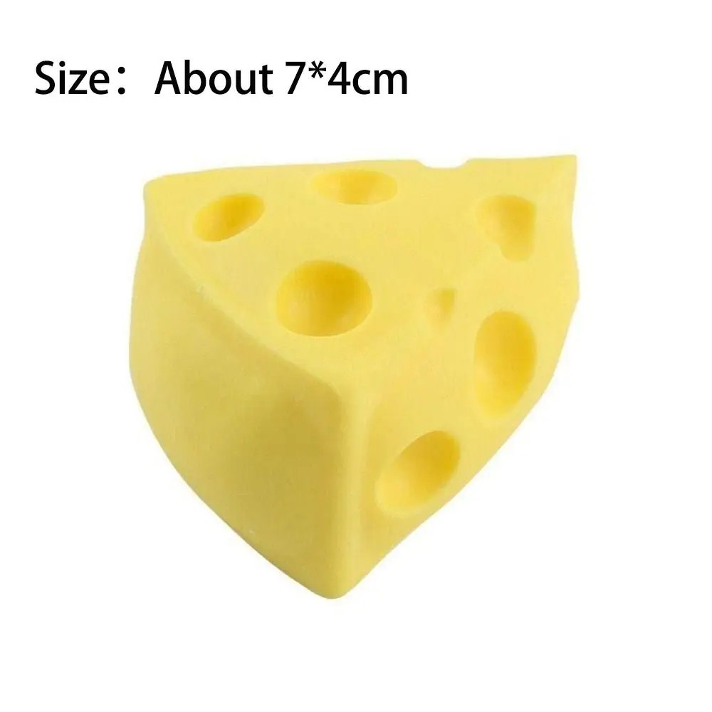 Squeeze Toy Simulation Cheese – Sticky Soft Decompressing Pinching Cheese