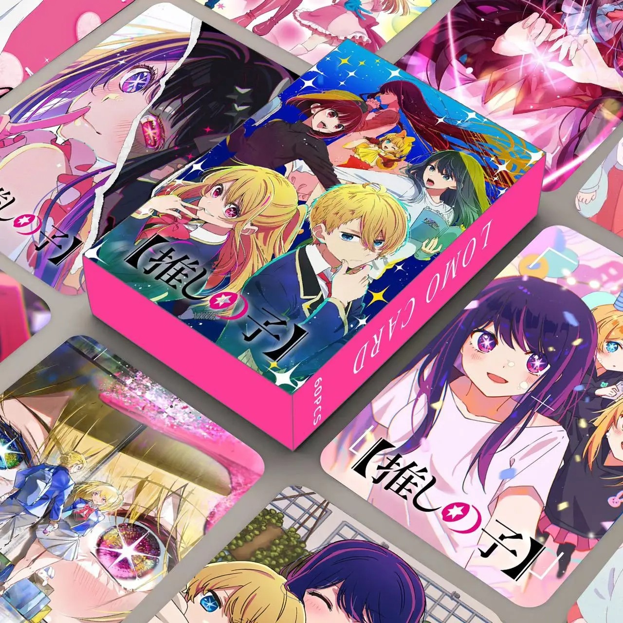 60PCS/Set Anime Oshi No Ko Lomo Cards – HD High Quality Printed Photo Cards for Fans