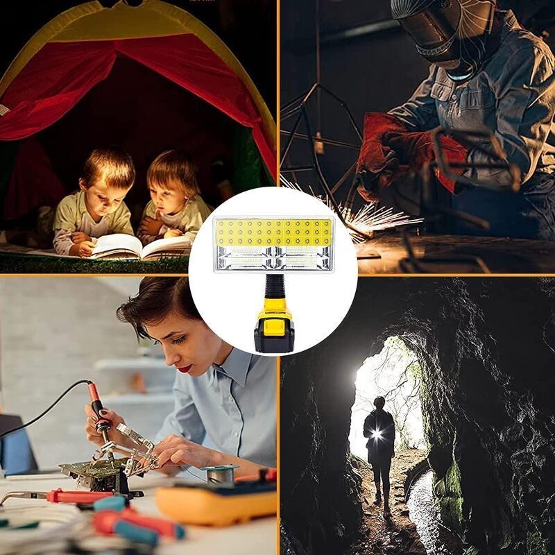 Cordless LED Work Light Power by DeWalt battery