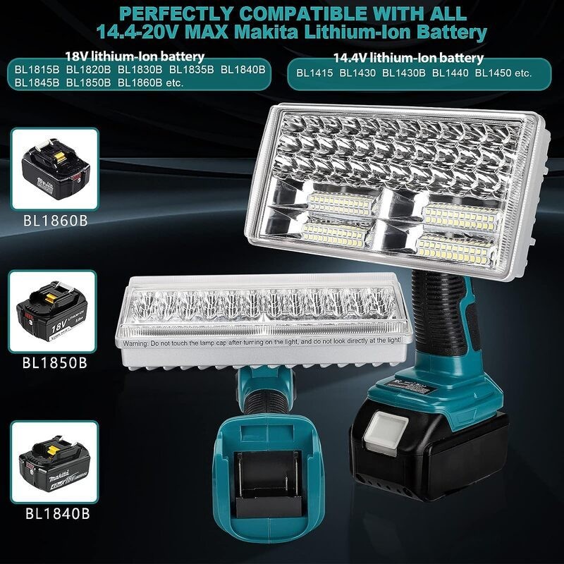 Cordless LED Work Light Power by Bosch battery