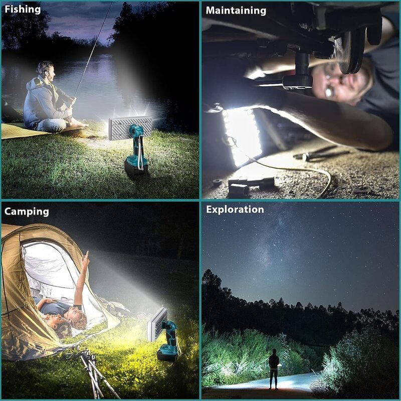 Cordless LED Work Light Power by Bosch battery