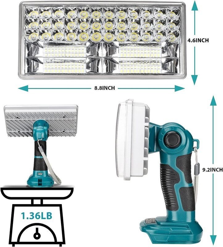 Cordless LED Work Light Power by Bosch battery