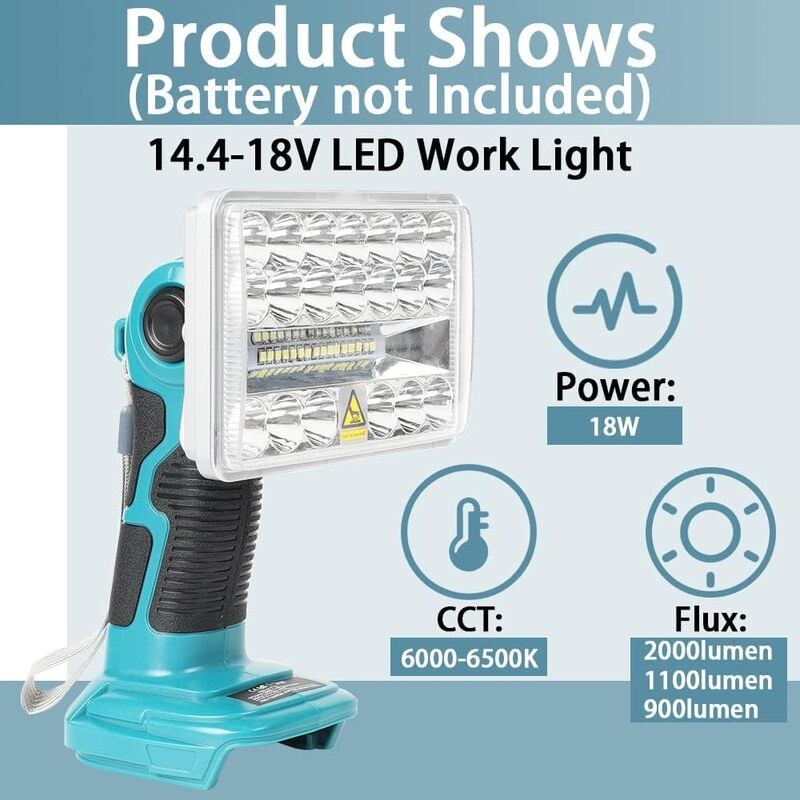 Cordless LED Work Light Power by Makita battery