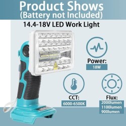 Cordless LED Work Light Power by Makita battery