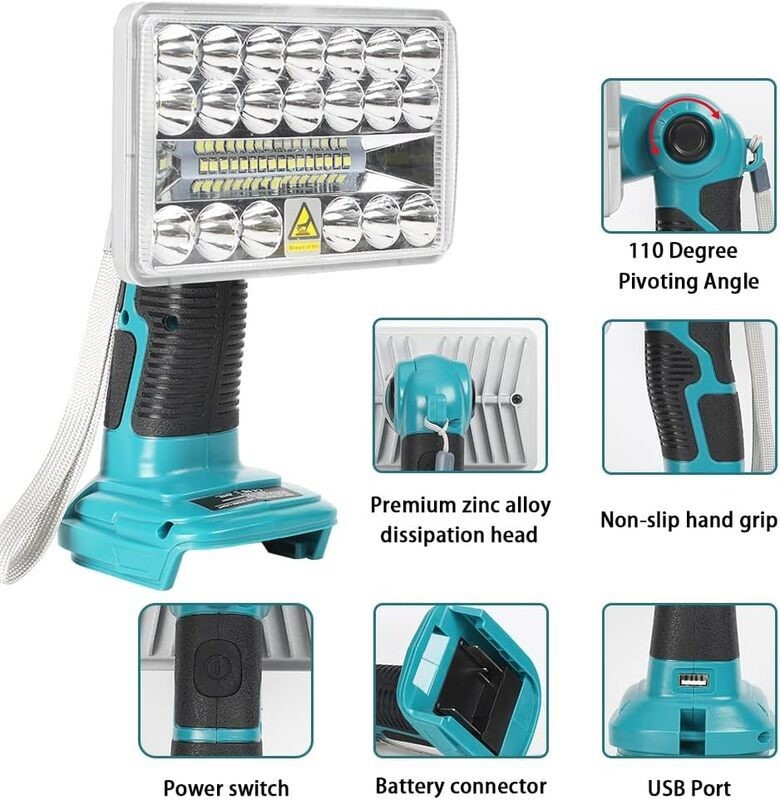 Cordless LED Work Light Power by Makita battery