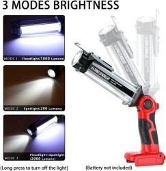 Cordless LED Work Light Power by Milwaukee battery