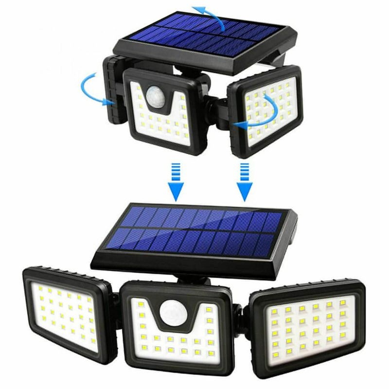 Solar Wall Lights Wall Security Flood Lamp