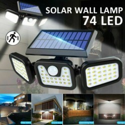 Solar Wall Lights Wall Security Flood Lamp