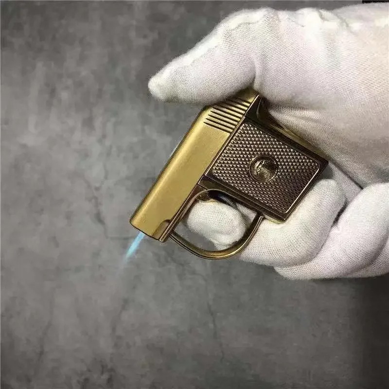 Newest Metal Portable Mini Gun Type Lighter – Direct Windproof Gift Collection