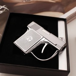 Newest Metal Portable Mini Gun Type Lighter – Direct Windproof Gift Collection