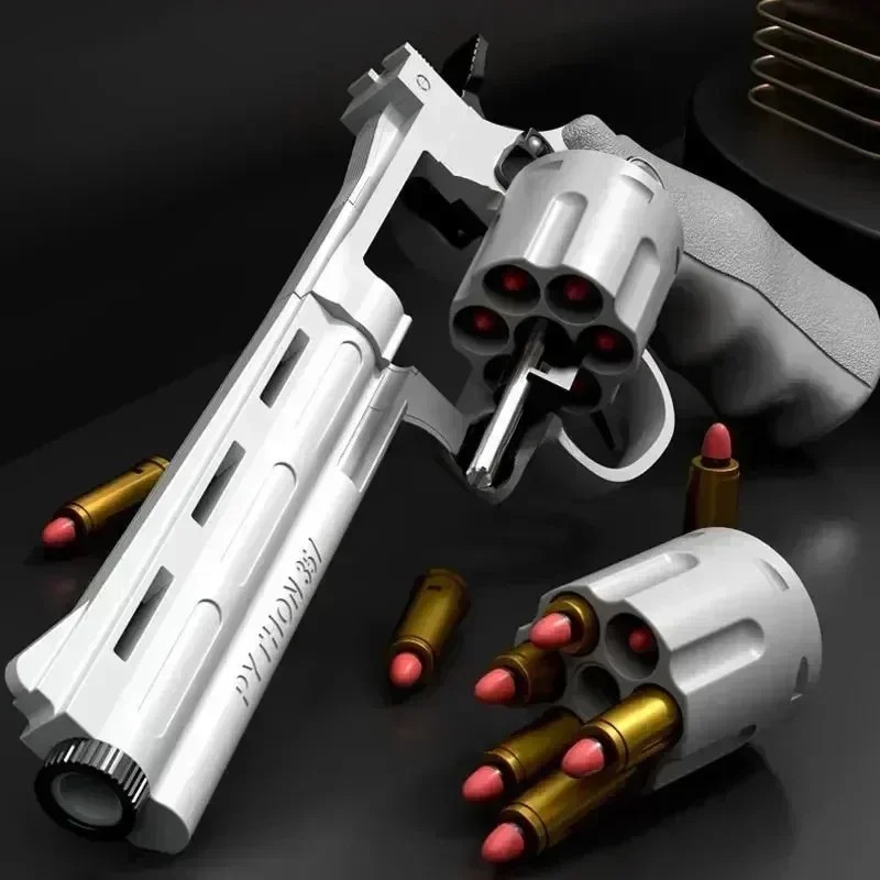 ZP5 357 Revolver Launcher Pistol – EVA Soft Dart Bullet Toy Gun
