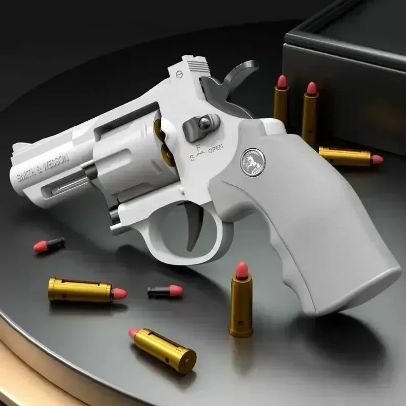 ZP5 357 Revolver Launcher Pistol – EVA Soft Dart Bullet Toy Gun