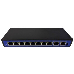 8+2 power 10 port 100M POE switch wireless AP 48V external power supply