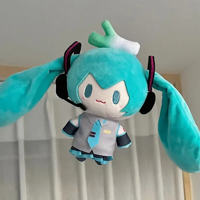 15cm Hatsune Miku Kawaii Q Version Figure Plush Doll Anime Peripheral Plush Stuffed Toy Collection Model Ornament Toy Girls Gift
