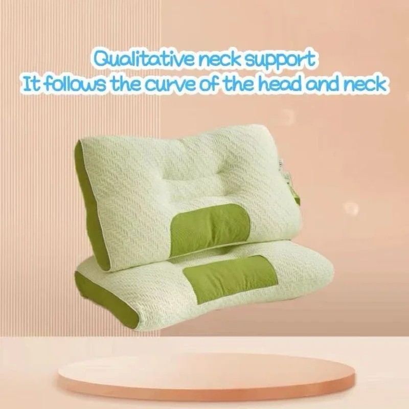 Memory Cotton Bamboo Charcoal Pillow Core – Sleep Aid for Cervical Spine Protection