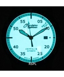 Zeppelin Eurofighter Typhoon Beige Luminous Dial Automatic Diver's 7268M-5 7268M5 200M Men's Watch