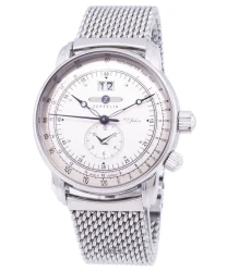 Refurbished Zeppelin 100 Years ED.1 Silver Dial Germany Made Quartz 7640M1 Men's Watch