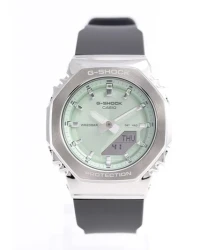 Casio G-Shock Analog Digital Bio-Based Resin Strap Light Green Dial Quartz GM-S2110-3A 200M Women's Watch