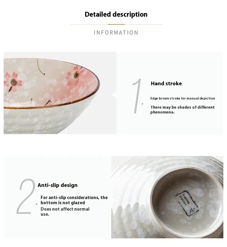 Heat Resistant Household Japanese Double-layer Glass Bowl