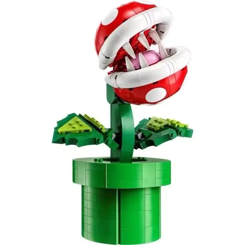 New Piranha Plant Set Building Blocks Game Model – Home Decoration Assembling Toy