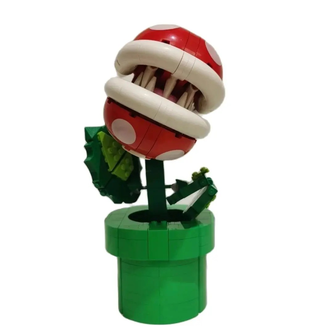 New Piranha Plant Set Building Blocks Game Model – Home Decoration Assembling Toy
