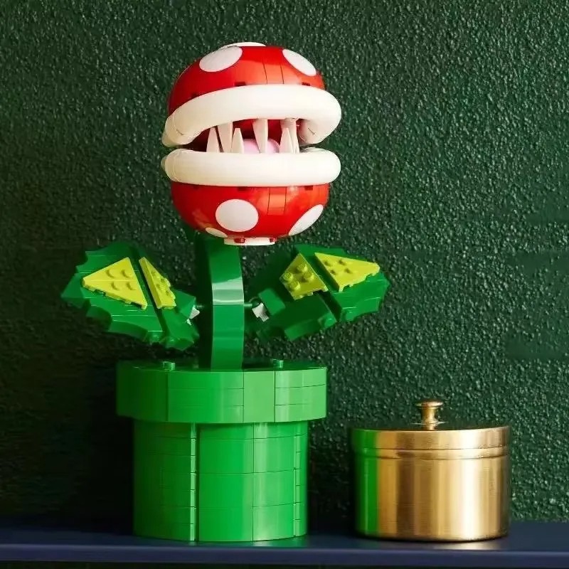New Piranha Plant Set Building Blocks Game Model – Home Decoration Assembling Toy