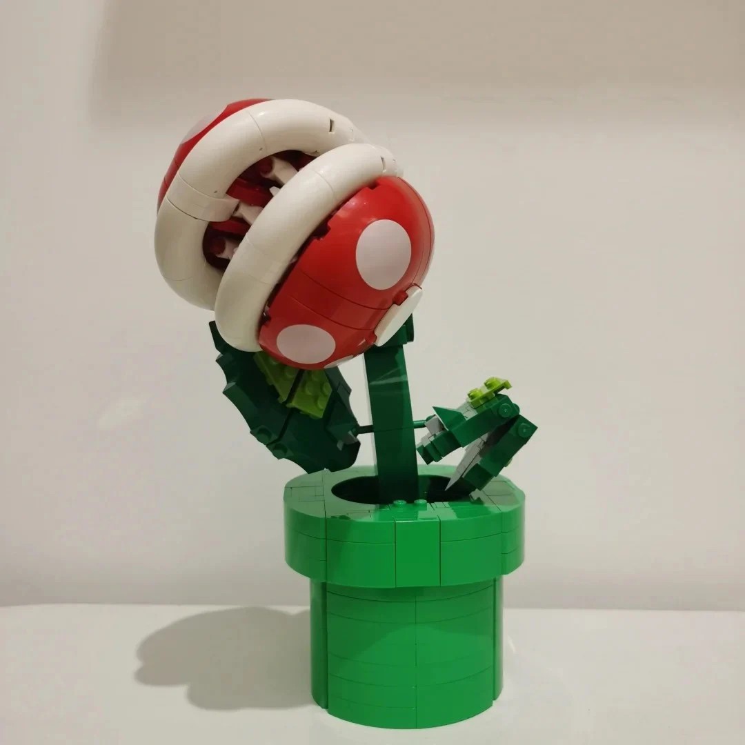 New Piranha Plant Set Building Blocks Game Model – Home Decoration Assembling Toy