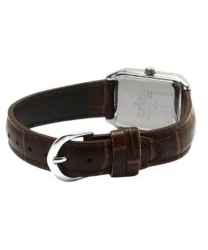 Casio Standard Analog Leather Strap White Dial Quartz LTP-V007L-7E2 Womens Watch