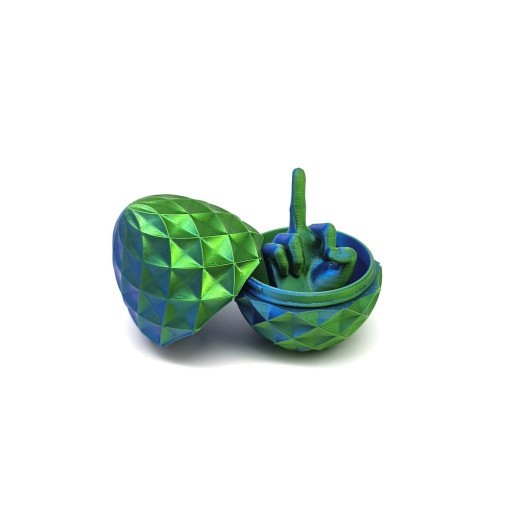 3d Printing Middle Finger Egg Ornaments Hand Office