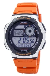 Casio Youth Series Illuminator World Time Alarm AE-1000W-4BV Men's Watch
