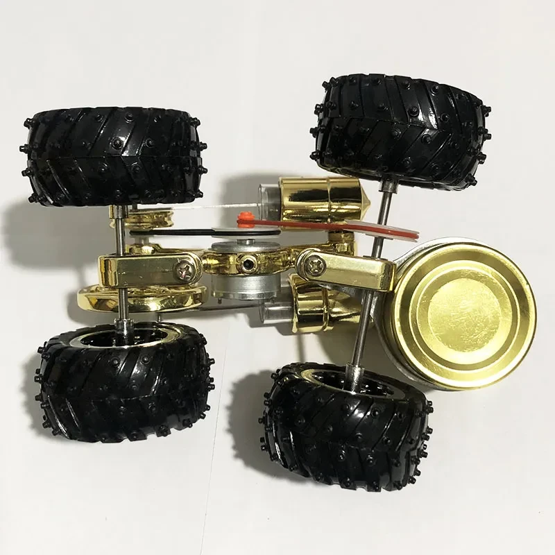 Stirling Engine Miniature Model External Combustion Power Car