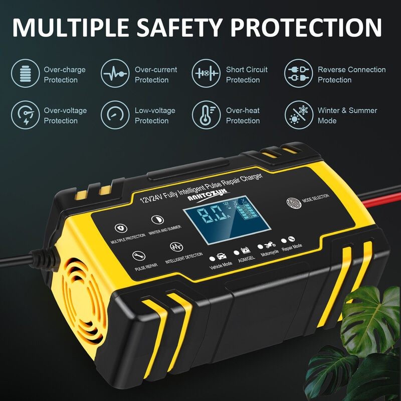 Smart 8A Car Battery Charger